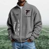 Falcons EST 1965 Quarter Zip Waffle Sweatshirt (6)