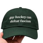 Gay Hockey Can Defeat Fascism Hat