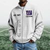Giants EST 1925 Quarter Zip Waffle Sweatshirt (5)