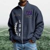 Giants EST 1925 Quarter Zip Waffle Sweatshirt (6)
