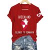 Greenland Belongs To Denmark Print Shirt (2)
