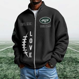 Jets EST 1959 Quarter Zip Waffle Sweatshirt (6)