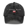 I Stand With Greenland Print Baseball Cap (1)