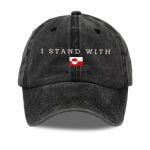 I Stand With Greenland Print Baseball Cap