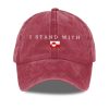 I Stand With Greenland Print Baseball Cap (3)