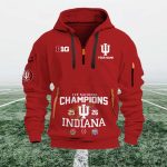 IU Big Ten 2026 CFP National Champions Quarter Zip Hoodie