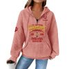 Indiana Hoosiers 2026 CFP National Champions Quarter Zip Waffle Hoodie (8)