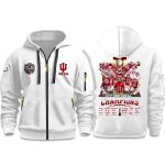 Indiana Hoosiers 2026 CFP National Champions Zip Hoodie