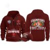 Indiana Hoosiers 2026 Peach Bowl Champions Quarter Zip Hoodie (2)