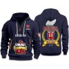 Indiana Hoosiers Rose Bowl Game Champions 2026 Quarter Zip Hoodie (4)