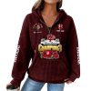 Indiana Hoosiers Rose Bowl Game Champions 2026 Waffle Quarter Zip Hoodie 8 Indiana Hoosiers Rose Bowl Game Champions 2026 Waffle Quarter Zip Hoodie (4)