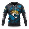 Jaguars Black Metal Texture Hoodie 6 Jaguars Black Metal Texture Hoodie 1