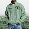 Jaguars EST 1993 Quarter Zip Waffle Sweatshirt (3)