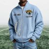 Jaguars EST 1993 Quarter Zip Waffle Sweatshirt (6)