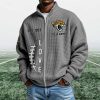 Jaguars EST 1993 Quarter Zip Waffle Sweatshirt (8)