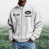 Jets EST 1959 Quarter Zip Waffle Sweatshirt (10)