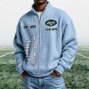 Jets EST 1959 Quarter Zip Waffle Sweatshirt (4)