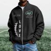 Jets EST 1959 Quarter Zip Waffle Sweatshirt (6)