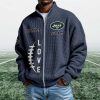 Jets EST 1959 Quarter Zip Waffle Sweatshirt (8)