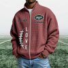 Jets EST 1959 Quarter Zip Waffle Sweatshirt (9)
