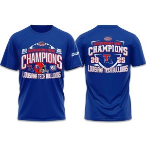 Louisiana Tech Bulldogs Football Independence Bowl Champions 2025 Shirt 1