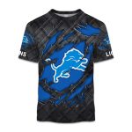 Lions Black Metal Texture Shirt