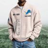 Lions EST 1930 Quarter Zip Waffle Sweatshirt (7)