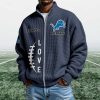 Lions EST 1930 Quarter Zip Waffle Sweatshirt (8)