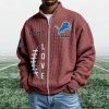 Lions EST 1930 Quarter Zip Waffle Sweatshirt (9)