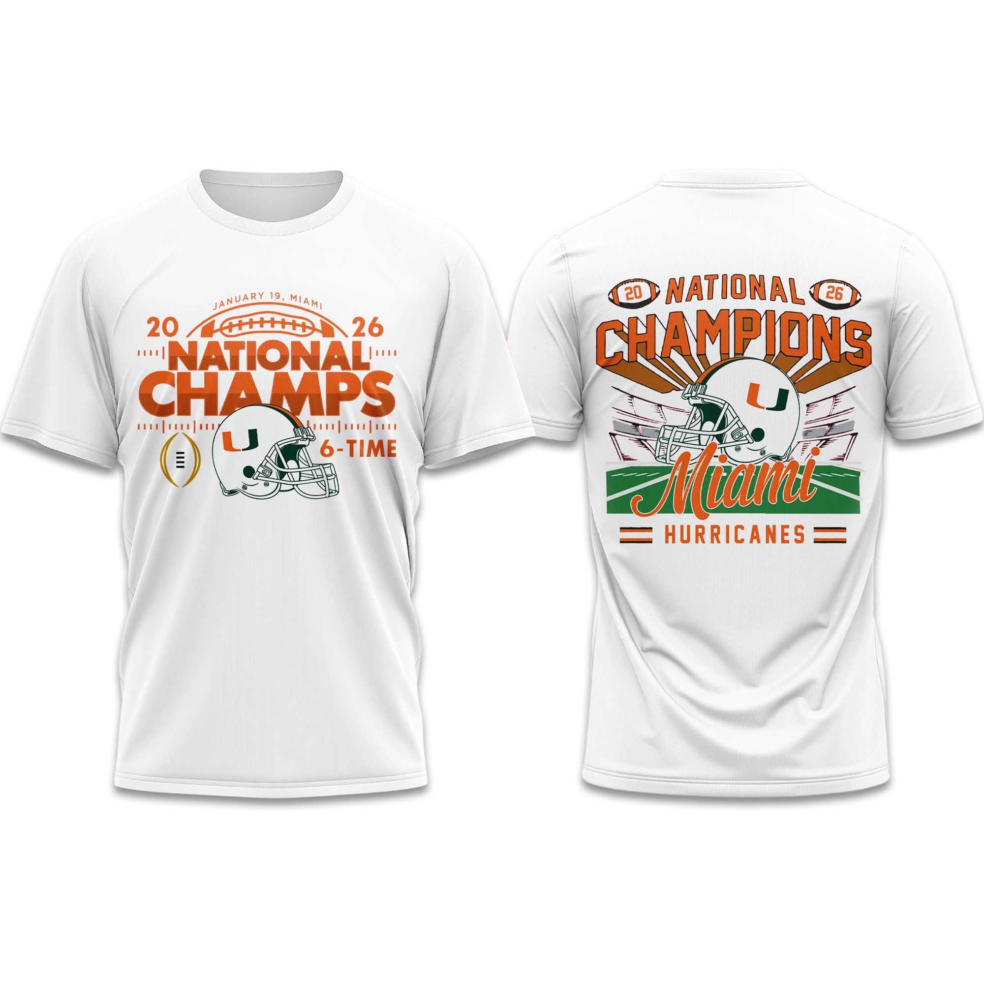 Miami Hurricanes CFP National Champions 2026 Shirt Miami Hurricanes CFP National Champions 2026 Shirt