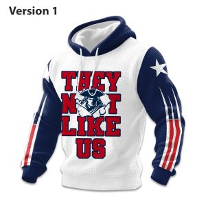 They Not Like Us Football Waffle Hoodie (1)