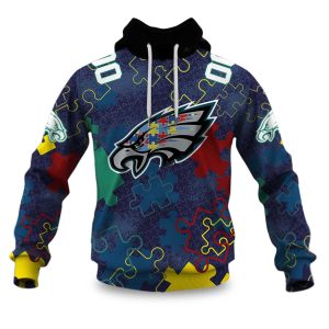 Eagles Autism Awareness Football Hoodie 2026 1