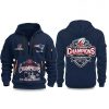 NE Patriots 2025 2026 AFC Champions Quarter Zip Hoodie (1)