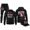 NE Patriots I Love Drake Maye Hoodie (1)