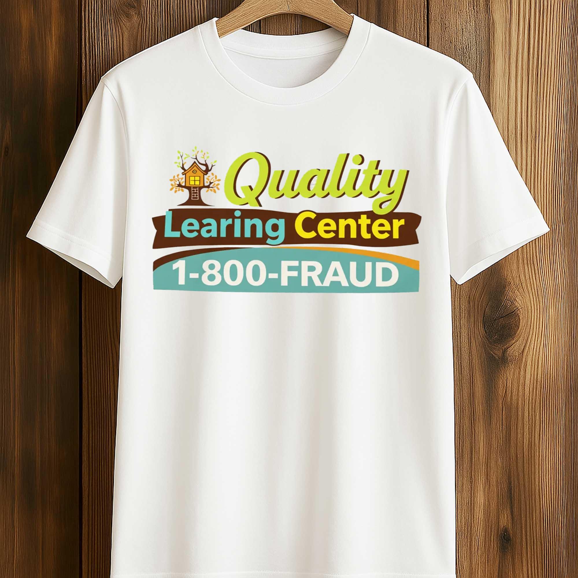 Nick Shirley Wears Quality Learning Center Shirt Nick Shirley Wears Quality Learning Center Shirt