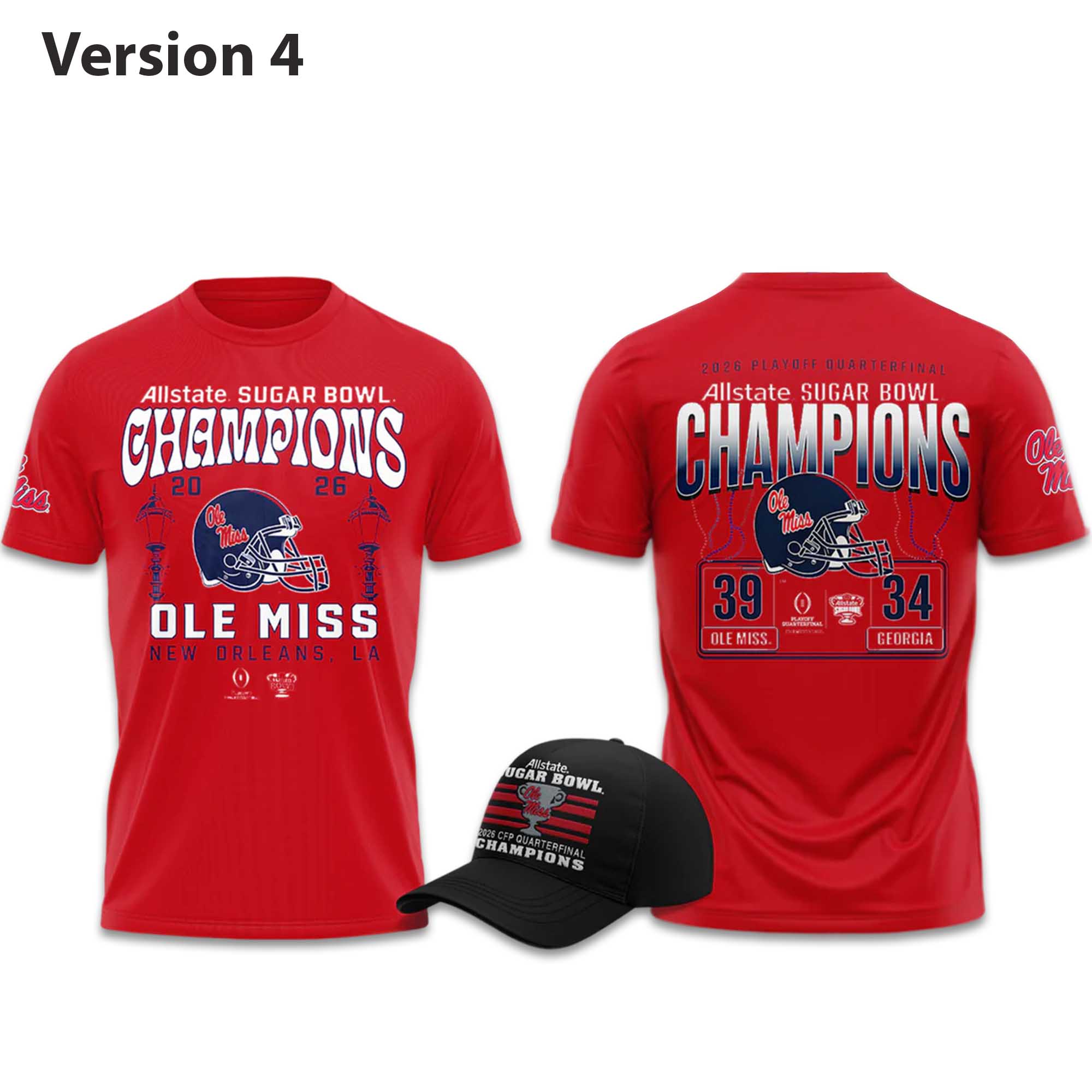 Ole Miss Rebels 2026 Sugar Bowl Champions Shirt 4 Ole Miss Rebels 2026 Sugar Bowl Champions Shirt (2)