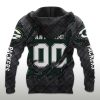 Packers Black Metal Texture Hoodie 2