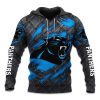 Panthers Black Metal Texture Hoodie 4 Panthers Black Metal Texture Hoodie 1