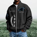 Panthers EST 1993 Quarter Zip Waffle Sweatshirt