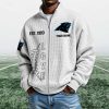 Panthers EST 1993 Quarter Zip Waffle Sweatshirt (2)