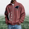 Panthers EST 1993 Quarter Zip Waffle Sweatshirt (3)