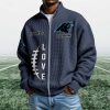 Panthers EST 1993 Quarter Zip Waffle Sweatshirt (4)