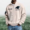 Panthers EST 1993 Quarter Zip Waffle Sweatshirt (5)