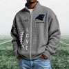 Panthers EST 1993 Quarter Zip Waffle Sweatshirt (6)