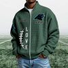 Panthers EST 1993 Quarter Zip Waffle Sweatshirt (8)