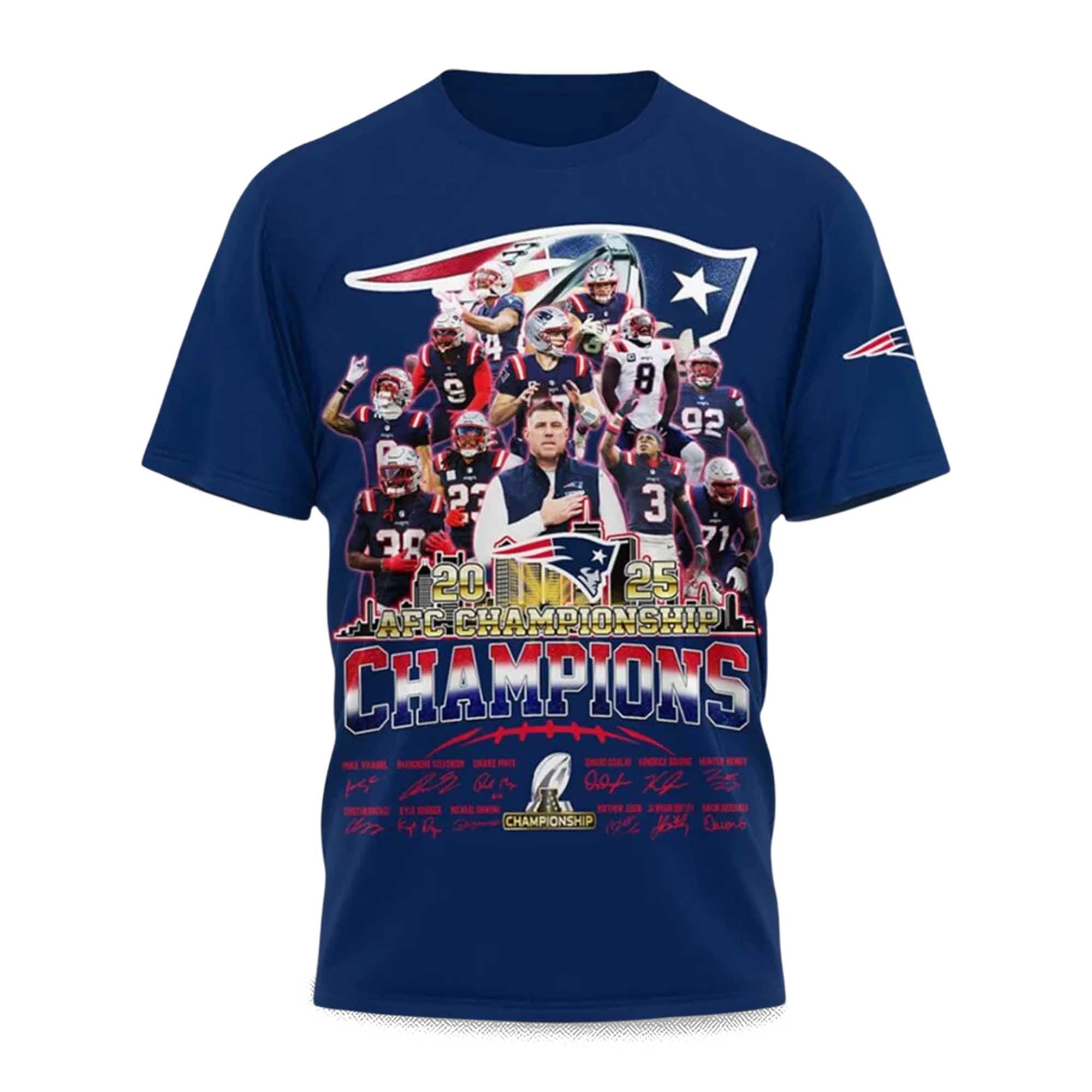 Patriots 2025 2026 AFC Championship Champions Shirt Patriots 2025 2026 AFC Championship Champions Shirt