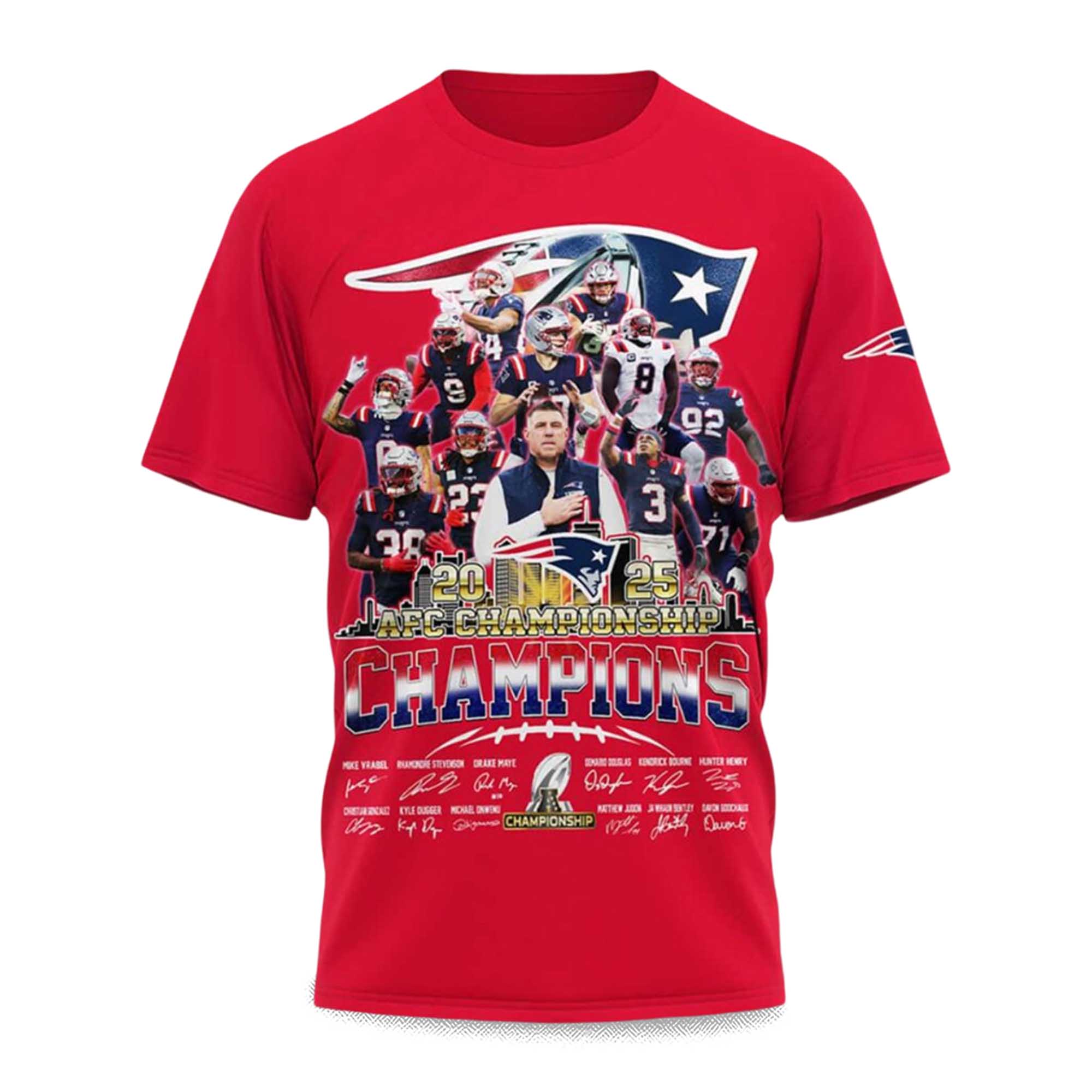 Patriots 2025 2026 AFC Championship Champions Shirt 2 Patriots 2025 2026 AFC Championship Champions Shirt (2)