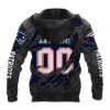 Patriots Black Metal Texture Hoodie 2