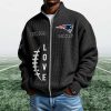 Patriots EST 1959 Quarter Zip Waffle Sweatshirt (1)
