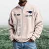 Patriots EST 1959 Quarter Zip Waffle Sweatshirt (3)